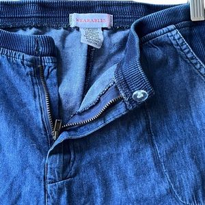 Wearables Wide-leg Denim Pants Size M